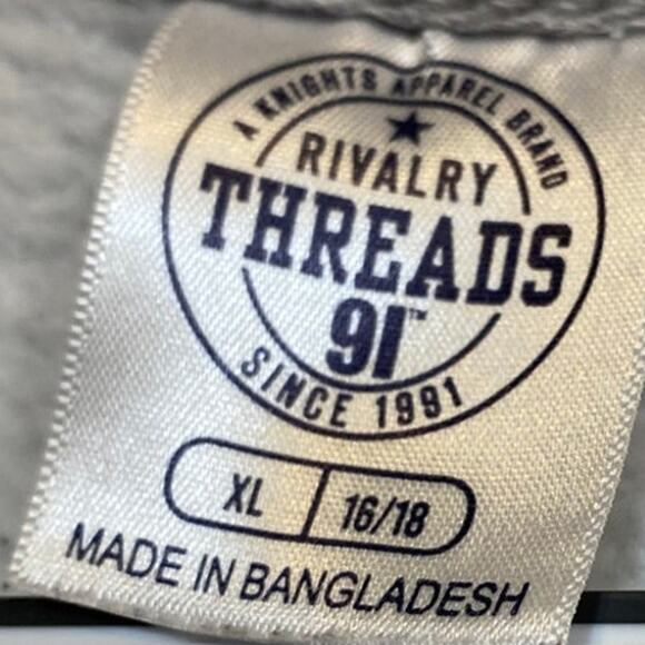 Rival Threads Gray Cotton Blend Sweatshirt XL Pullover Casual Unisex - Picture 5 of 6